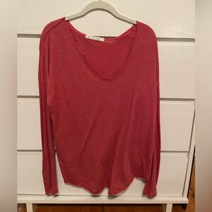 Free people berry colored top